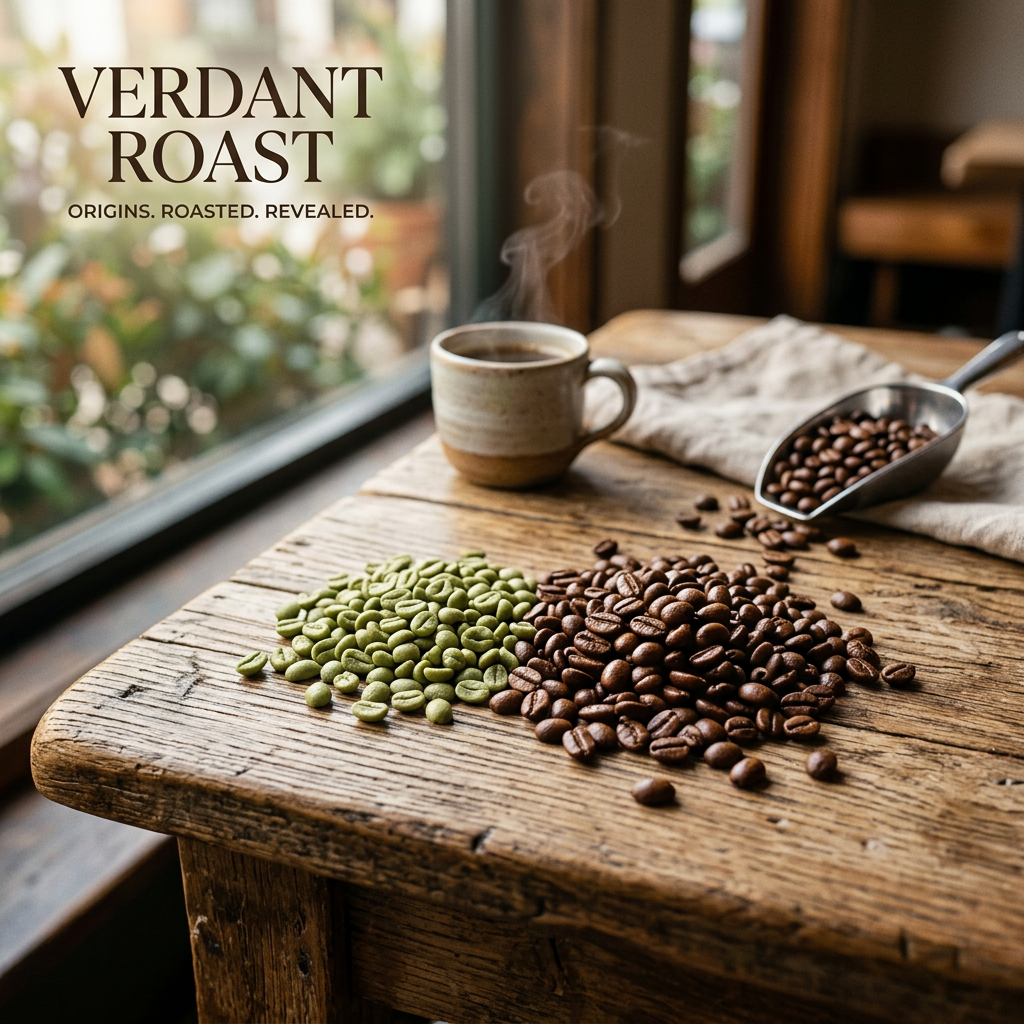 Fresh coffee beans